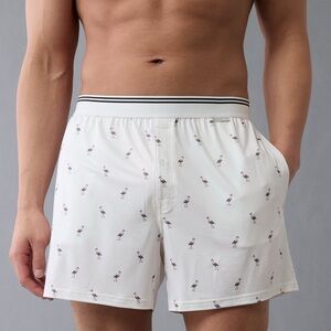 NWOT AEO Men's Flamingos Ultra Soft Pocket
Boxer Short